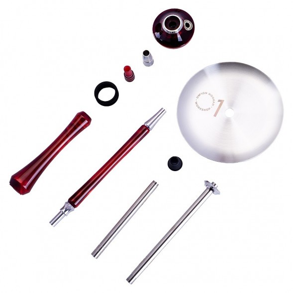 Кальян UNION - Sleek Акрил Full (Красный, Без Колбы) купить в Тольятти