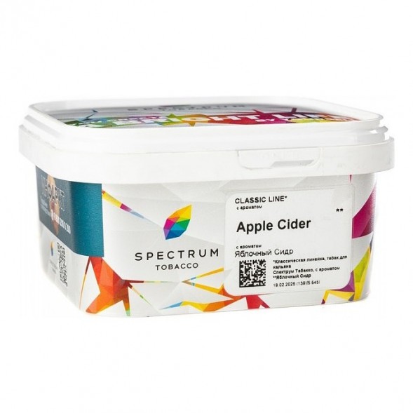 Табак Spectrum - Apple Cider (Яблочный Сидр, 200 грамм) купить в Тольятти