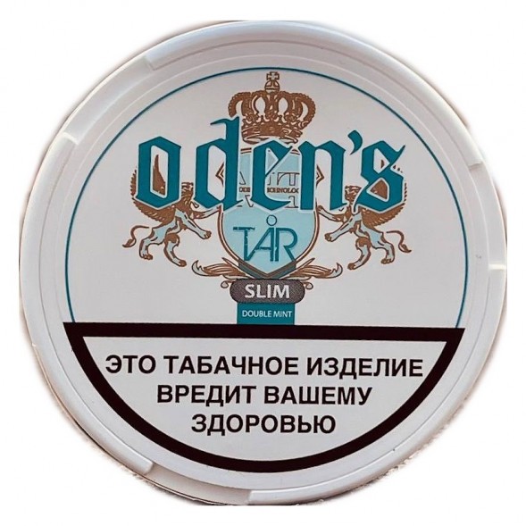 Табак жевательный ODENS - TAR Double Mint Slim (10 грамм, Россия) купить в Тольятти