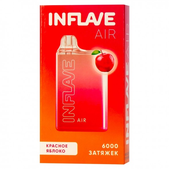 INFLAVE AIR - Красное Яблоко (6000 затяжек) купить в Тольятти