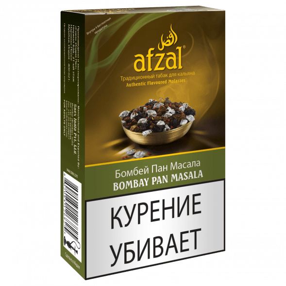 Табак Afzal - Bombay Pan Masala (Бомбейские Специи, 40 грамм) купить в Тольятти