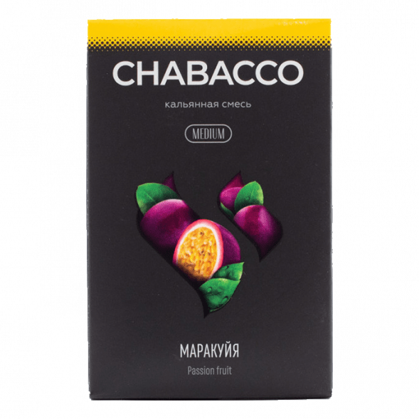 Смесь Chabacco MEDIUM - Passion Fruit (Маракуйя, 50 грамм) купить в Тольятти