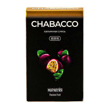 Смесь Chabacco MEDIUM - Passion Fruit (Маракуйя, 50 грамм) купить в Тольятти