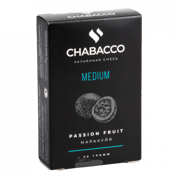Смесь Chabacco MEDIUM - Passion Fruit (Маракуйя, 50 грамм) купить в Тольятти