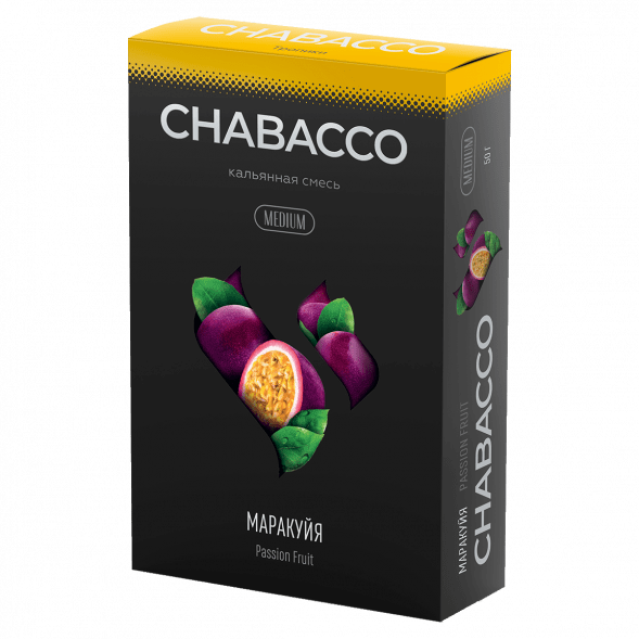 Смесь Chabacco MEDIUM - Passion Fruit (Маракуйя, 50 грамм) купить в Тольятти