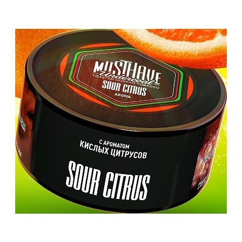 Табак Must Have - Sour Citrus (Кислый Цитрус, 25 грамм) купить в Тольятти