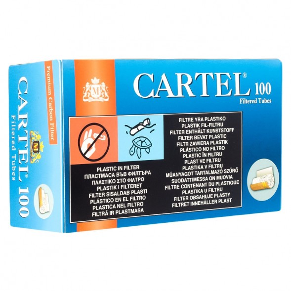 Гильзы сигаретные Cartel - Carbon 84x20 мм (100 штук) купить в Тольятти