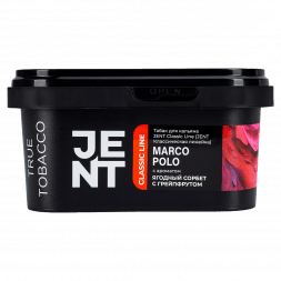 Табак Jent - Marco Polo (Ягодный Сорбет с Грейпфрутом, 200 грамм)
