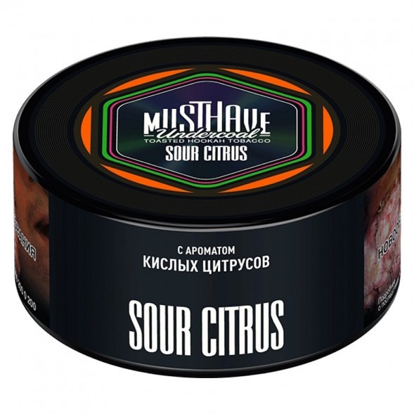 Табак Must Have - Sour Citrus (Кислый Цитрус, 125 грамм) купить в Тольятти