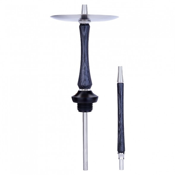 Кальян UNION - Sleek Standart Black Silver (Чёрный с Серебром, Без Колбы) купить в Тольятти