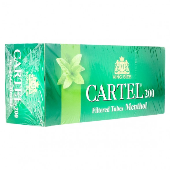 Гильзы сигаретные Cartel - Menthol 84x20 мм (200 штук) купить в Тольятти