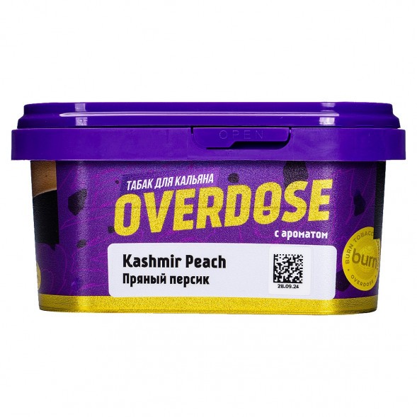 Табак Overdose - Kashmir Peach (Пряный Персик, 200 грамм) купить в Тольятти