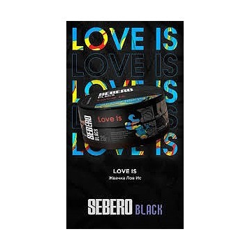 Табак Sebero Black - Love Is (Жвачка Лов Ис, 200 грамм) купить в Тольятти