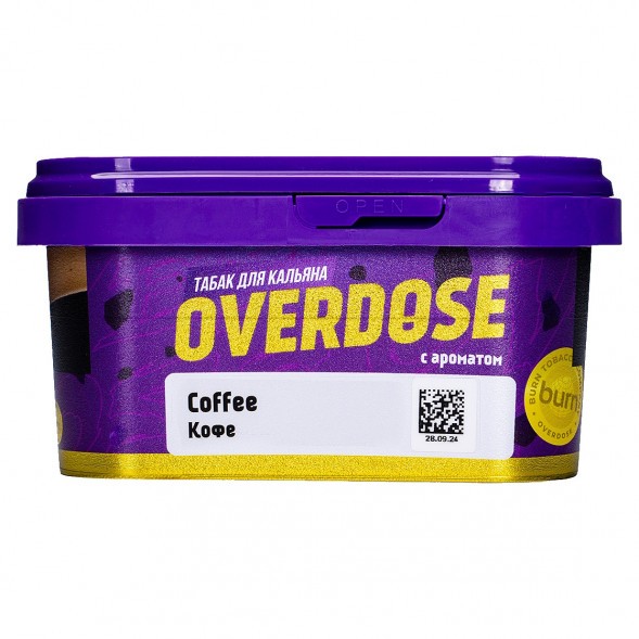 Табак Overdose - Coffee (Кофе, 200 грамм) купить в Тольятти