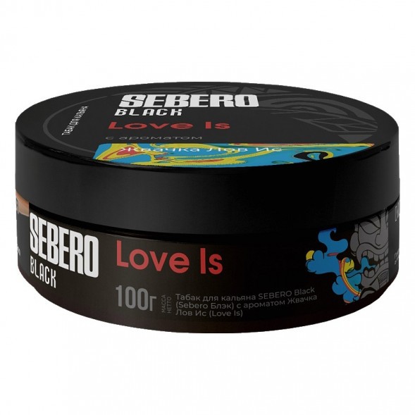 Табак Sebero Black - Love Is (Жвачка Лов Ис, 100 грамм) купить в Тольятти