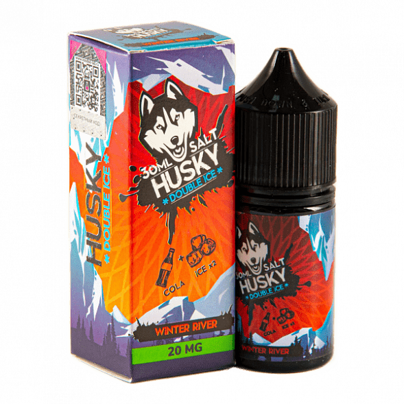Жидкость Husky Double Ice Salt - Winter River (30 мл) купить в Тольятти
