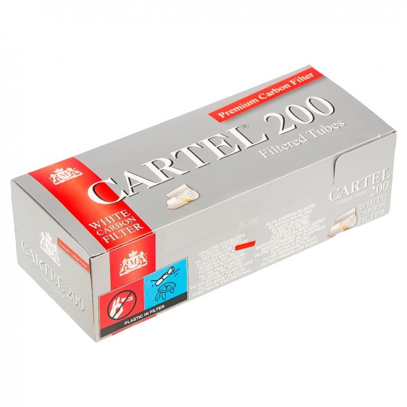 Гильзы сигаретные Cartel - White Carbon 84x20 мм (200 штук) купить в Тольятти