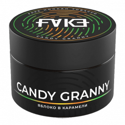 Табак FAKE - Candy Granny (Яблоко в Карамели, 40 грамм)