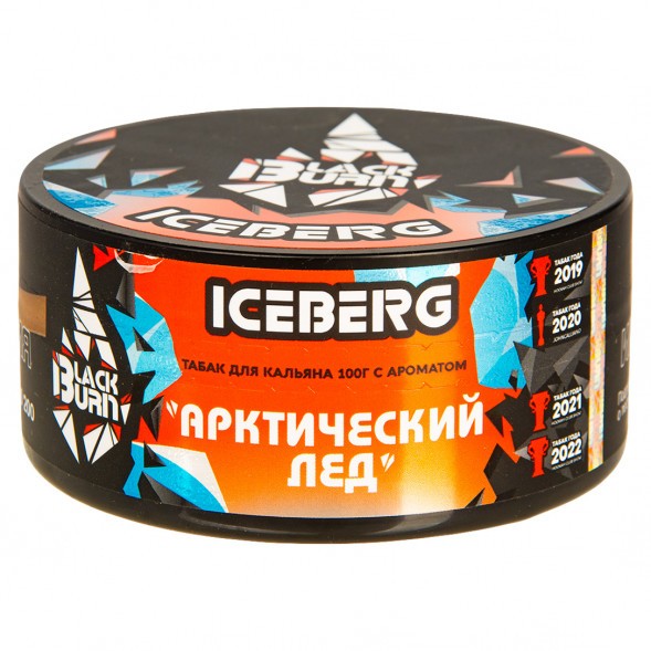 Табак BlackBurn - Iceberg (Арктический Лёд, 100 грамм) купить в Тольятти