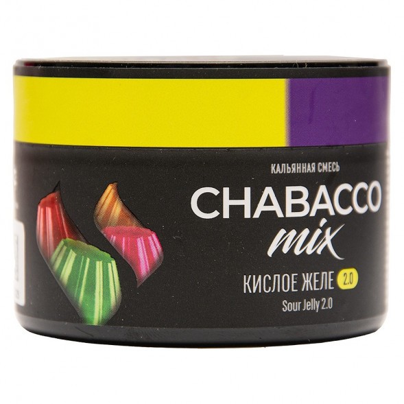 Смесь Chabacco MIX MEDIUM - Sour Jelly 2.0 (Кислое Желе 2.0, 40 грамм) купить в Тольятти