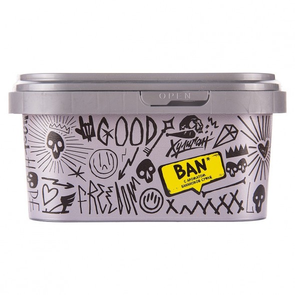 Табак Хулиган - BAN (Банановое Суфле, 200 грамм) купить в Тольятти