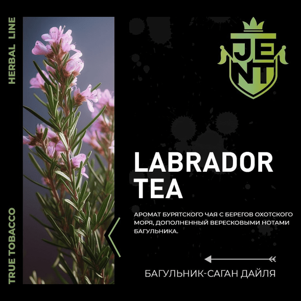 Табак Jent - Labrador Tea (Багульник и Саган Дайля, 200 грамм) купить в Тольятти