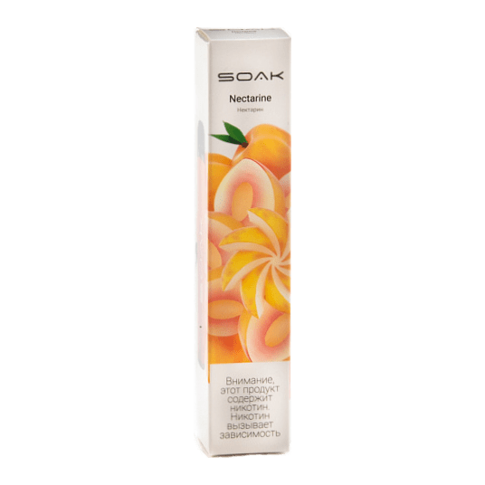 SOAK X - Nectarine (Нектарин, 2200 затяжек) купить в Тольятти