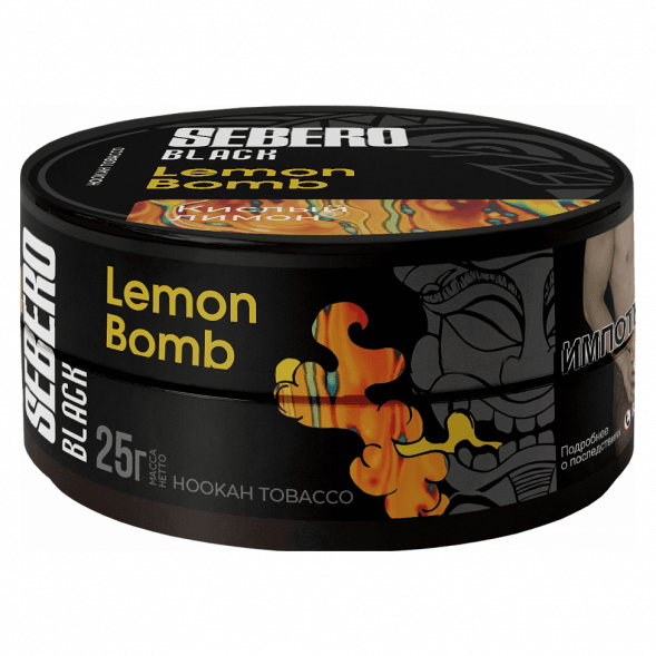 Табак Sebero Black - Lemon Bomb (Кислый Лимон, 25 грамм) купить в Тольятти