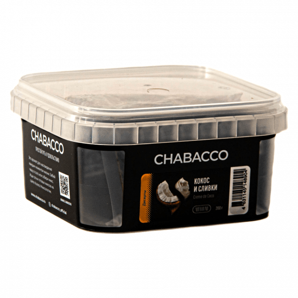 Смесь Chabacco MIX MEDIUM - Creme de Coco (Кокос и Сливки, 200 грамм) купить в Тольятти