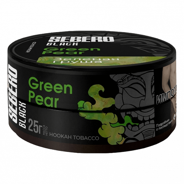 Табак Sebero Black - Green Pear (Зелёная Груша, 25 грамм) купить в Тольятти