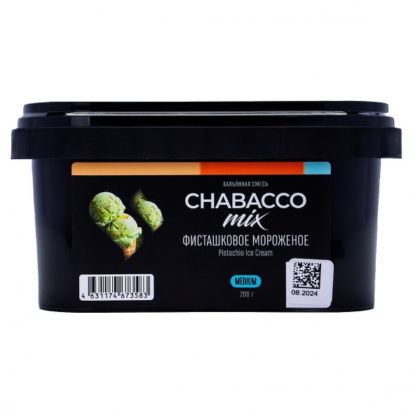 Смесь Chabacco MIX MEDIUM - Pistachio Ice Cream (Фисташковое Мороженое, 200 грамм) купить в Тольятти