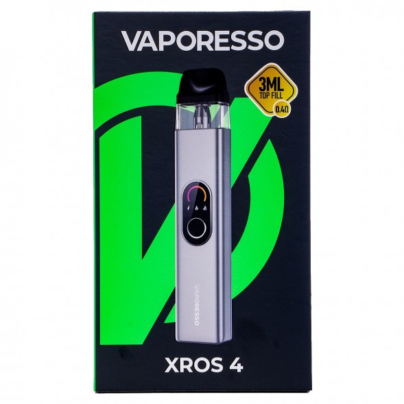 Электронная сигарета Vaporesso XROS 4 - Silver (Серебряная) купить в Тольятти