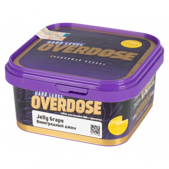 Табак Overdose - Jelly Grape (Виноградный Джем, 200 грамм) купить в Тольятти