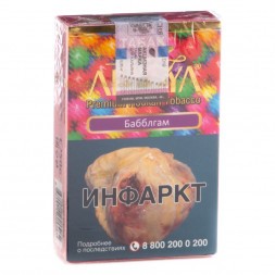 Табак Adalya - Bubble Gum (Бабблгам, 50 грамм, Акциз)