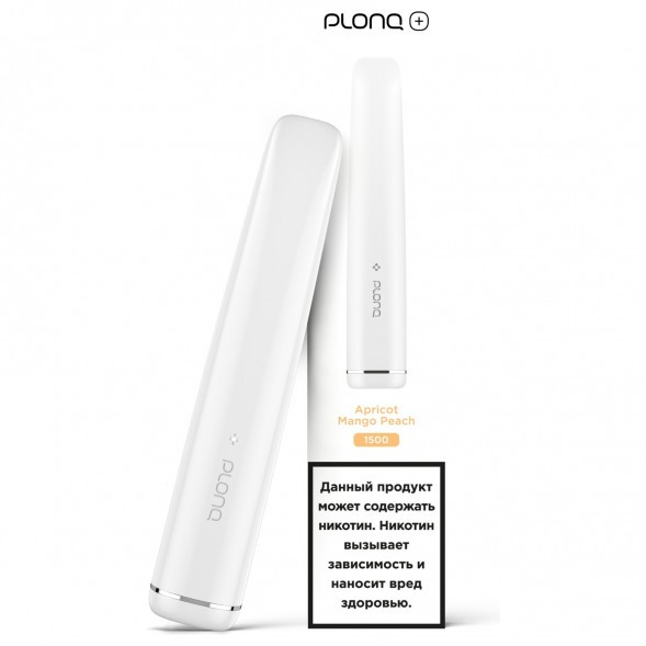 PLONQ PLUS - Абрикос Манго Персик (1500 затяжек) купить в Тольятти