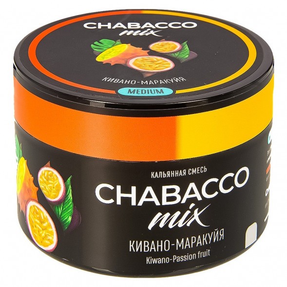 Смесь Chabacco MIX MEDIUM - Kiwano Passion Fruit (Кивано-Маракуйя, 40 грамм) купить в Тольятти