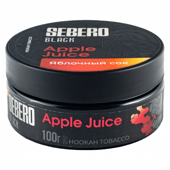 Табак Sebero Black - Apple Juice (Яблочный Сок, 100 грамм) купить в Тольятти