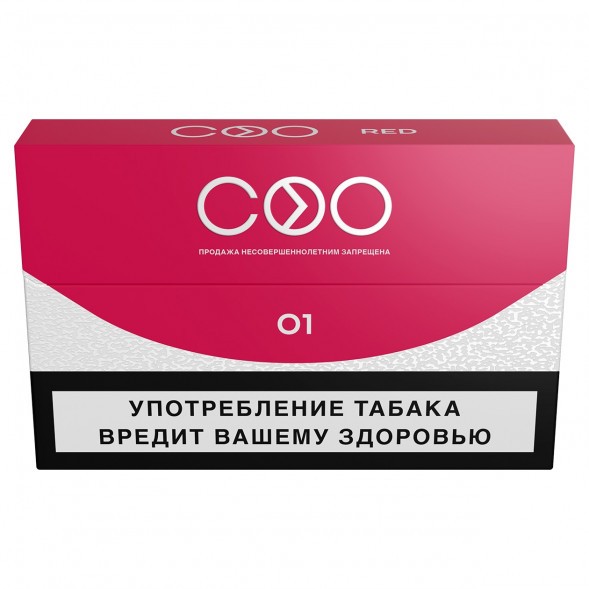 Стики COO - RED (Красный, 10 пачек) купить в Тольятти