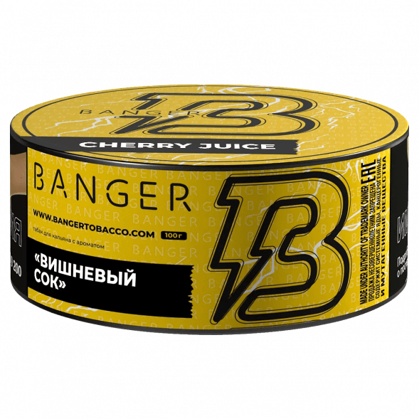 Табак Banger - Cherry Juice (Вишнёвый Сок, 100 грамм) купить в Тольятти