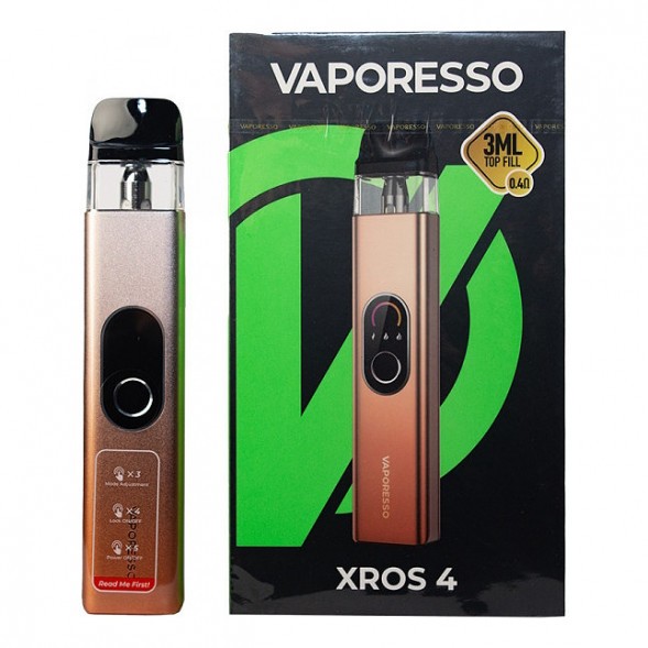 Электронная сигарета Vaporesso XROS 4 - Champagne Gold (Шампанское Золото) купить в Тольятти