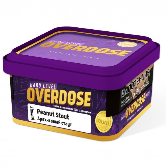 Табак Overdose - Peanut Stout (Арахисовый Стаут, 200 грамм) купить в Тольятти