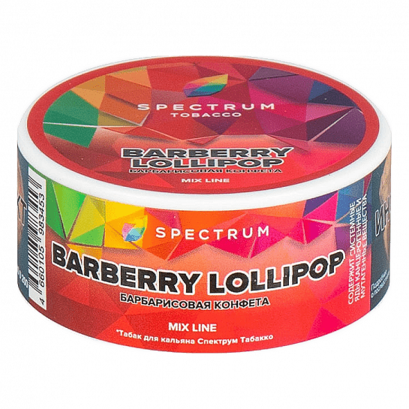 Табак Spectrum Mix Line - Barberry Lollipop (Барбарисовая Конфета, 25 грамм) купить в Тольятти