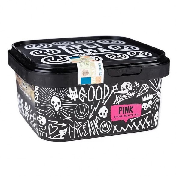 Табак Хулиган - Pink (Ягоды и Мангустин, 200 грамм) купить в Тольятти