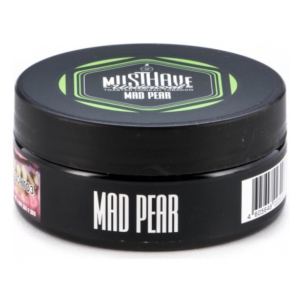 Табак Must Have - Mad Pear (Сумасшедшая Груша, 125 грамм) купить в Тольятти