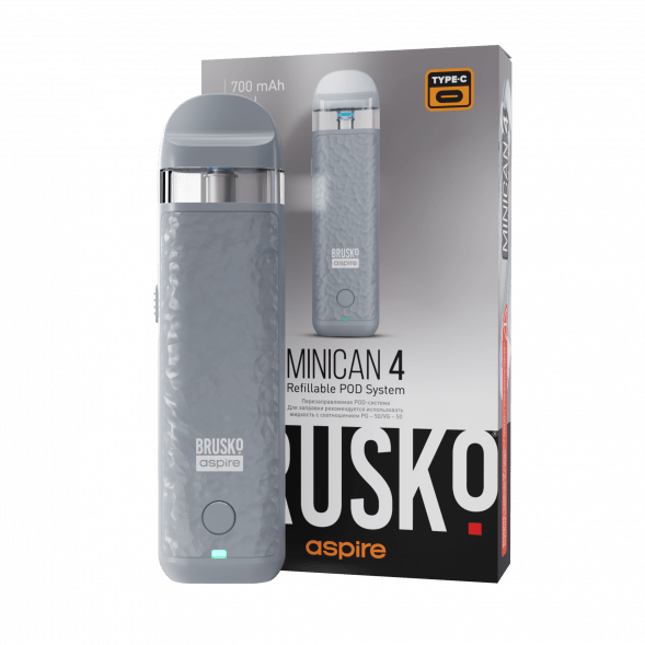 Электронная сигарета Brusko - Minican 4 (Серый) купить в Тольятти