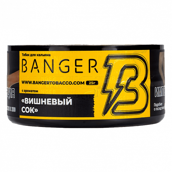 Табак Banger - Cherry Juice (Вишнёвый Сок, 25 грамм) купить в Тольятти