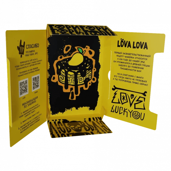 Табак Хулиган Hard - LOVA LOVA (Манговый Чизкейк, 25 грамм) купить в Тольятти