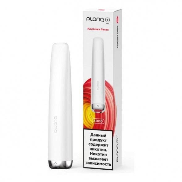 PLONQ PLUS PRO - Клубника Банан (Strawberry Banana, 4000 затяжек) купить в Тольятти