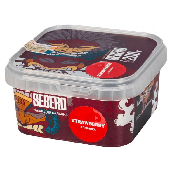 Табак Sebero - Strawberry (Клубника, 200 грамм) купить в Тольятти