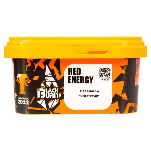 Табак BlackBurn - Red Energy (Энергетик, 200 грамм) купить в Тольятти